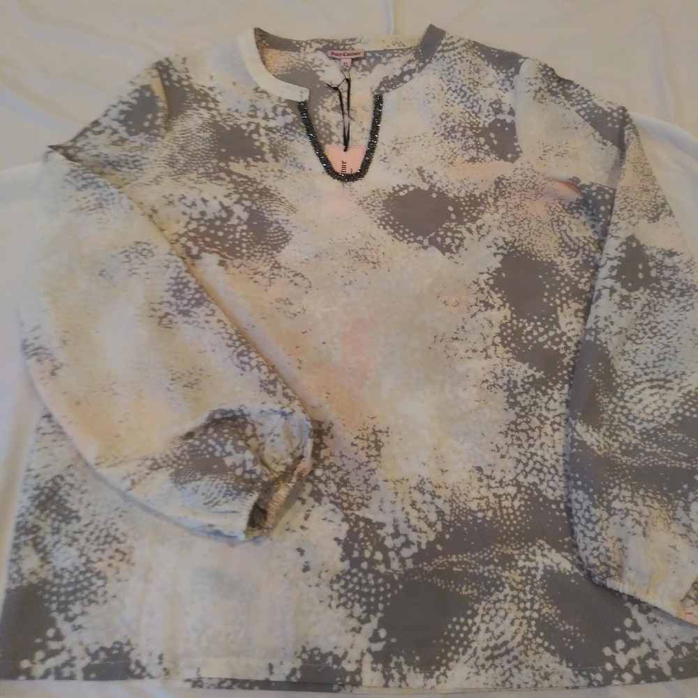 Juicy Couture Blouse with Cold-Shoulder Details